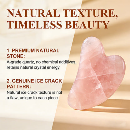 🔥Köp 1 få 1 gratis💖Gua Sha-massager i naturkristall i hjärtform – Gua Sha-verktyg för hela kroppen, för ansikte, hals och kropp