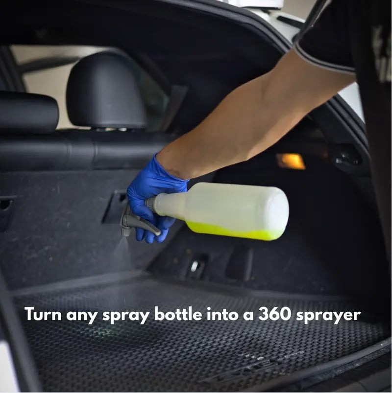 🔥SISTA DAGEN 50 % RABATT – 🌟💦 3-pack universell 360°-adapter för sprayflaskor