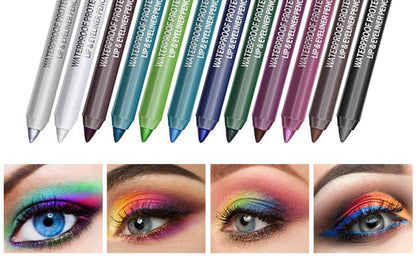 Långvarig vattenfast eyelinerpenna, moderiktig ögonmakeup-kosmetik