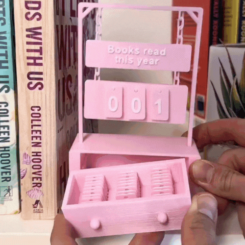 📚 Hängande bokräknare