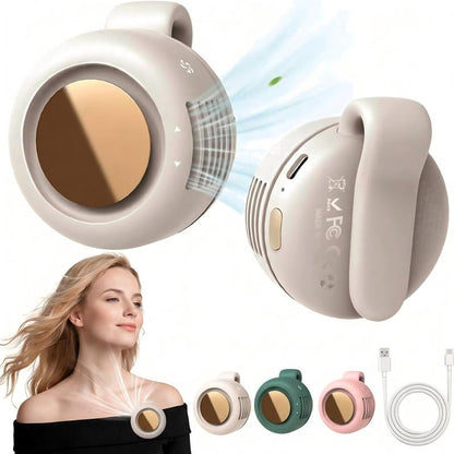 🧣💨50% RABATT! Bladlös fläkt – Ultralätt och 1,5 timmars snabbladdning ⚡🌀