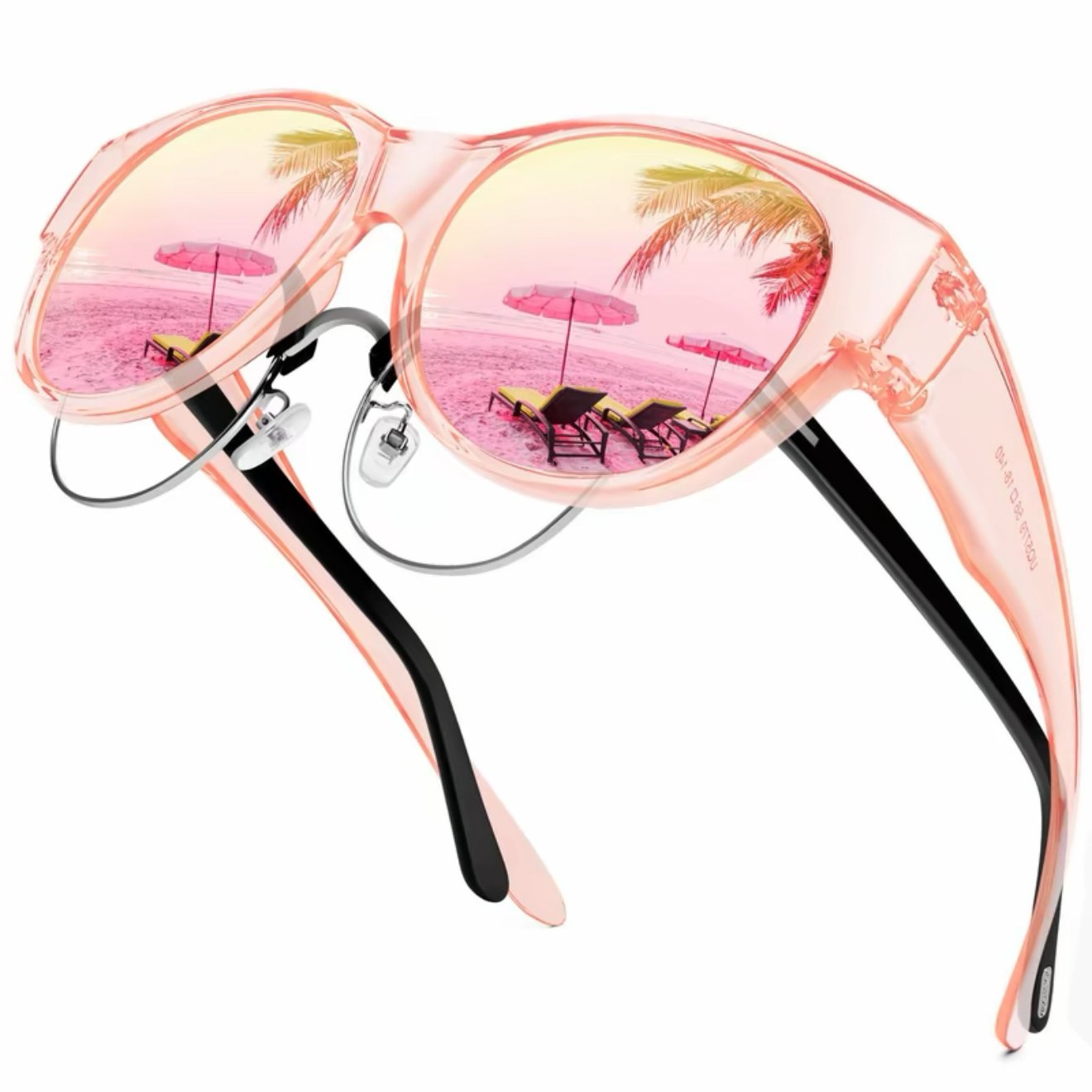 🕶 Nya solglasögon i cat-eye-modell i extra stor storlek, med polariserade glas och UV400-skyd