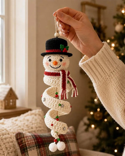 ☃️Sista dagen med 50 % rabatt – Sätt igång och virka en snögubbe i spiralform