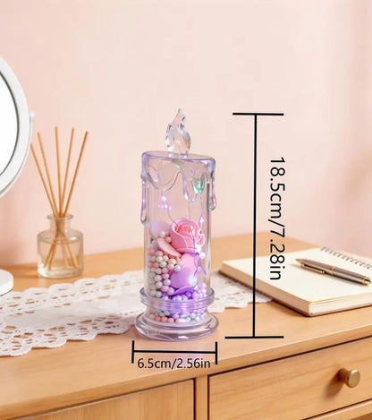 💖 Tidsbegränsat erbjudande för mors dag 🌹 Rosformad ljuslampa