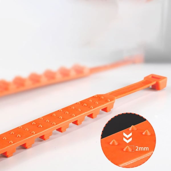 ⚡ Globala vinterval🌟Universella återanvändbara halkskyddskedjor i nylon