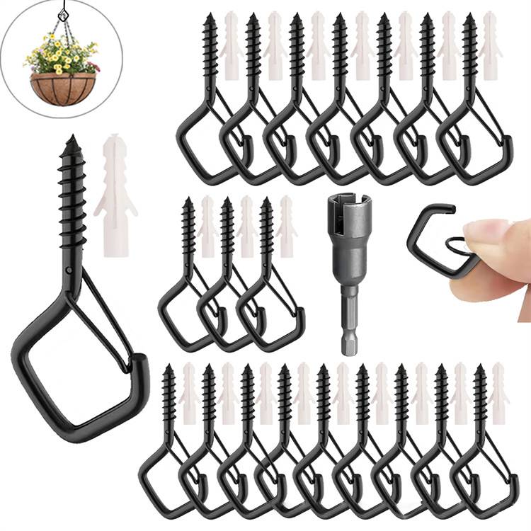 🔥Sista dagen 50% RABATT🔥Vindtät och rostbeständig🔧Säkerhetsskruv Slitstark metallkrok för takkrok