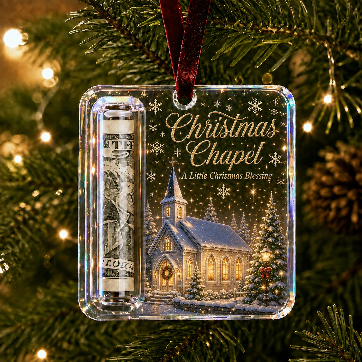 💵🎄 Julklappshängare – Förvandla pengar till en julöverraskning