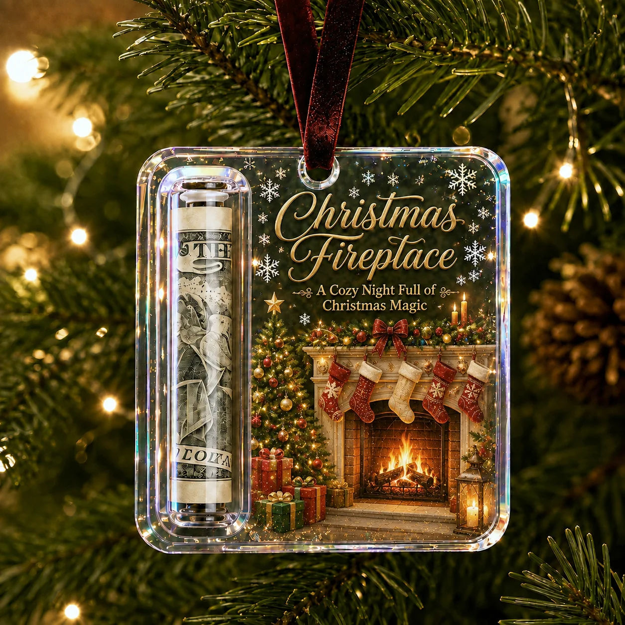 💵🎄 Julklappshängare – Förvandla pengar till en julöverraskning