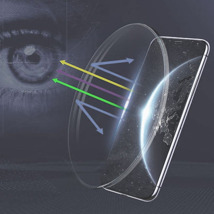 Sexiga läsglasögon med leopardmönster för kvinnor Anti-Blue Light Gradient