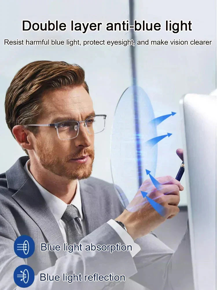 Glöm tunga glasögon! DINA lätta PC-glasögon med blåljusfilter - för klar sikt på skärmen👓