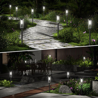 🌞 Soldriven trädgårdslampa med glödtrådsutseende - Vattentät och perfekt för gångvägar och gräsmatto