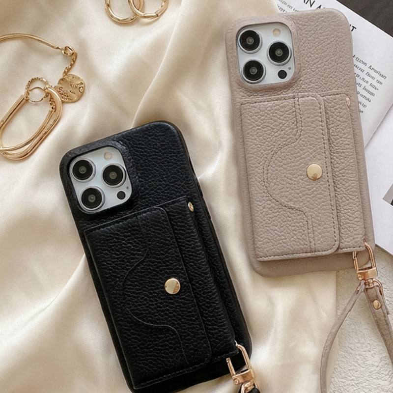 🔥Skyddande rosa mobilskal med spegel och handledsrem