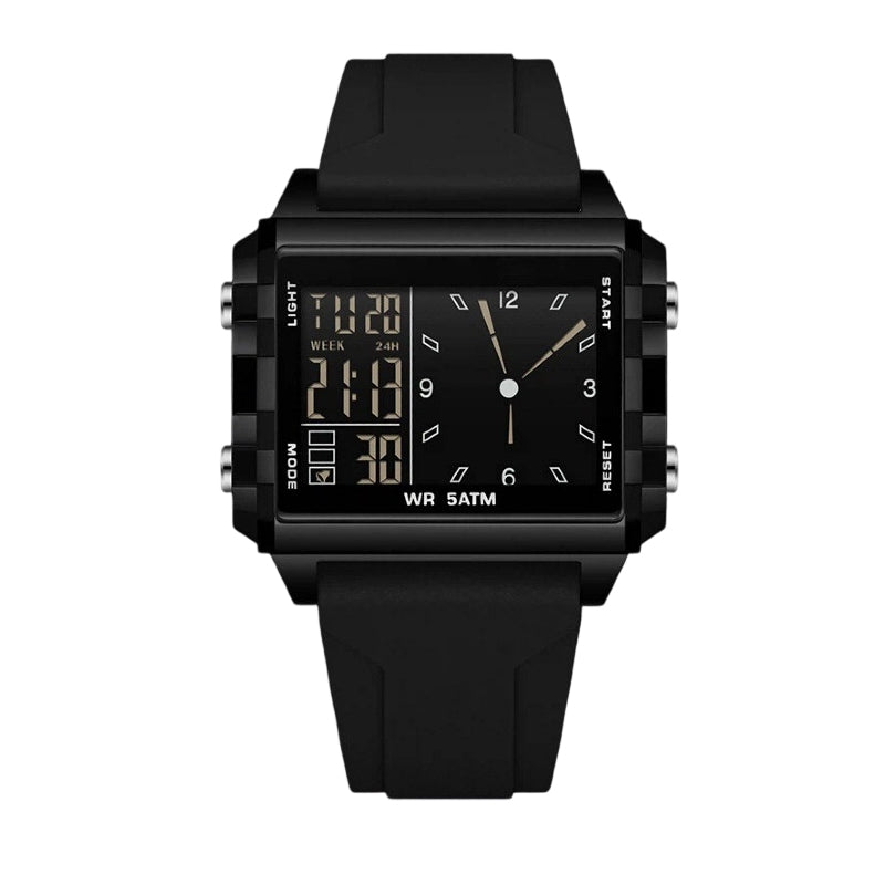 ⌚ 50% RABATT NU! 💧 Transparent digitalklocka – 50M vattentät, självlysande display och hybridtid – stil möter funktion ✨