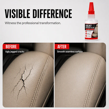 🚗 50 % RABATT! Reparera sprucket läder snabbt – snabbtorkande precisionslim för bilsäten, soffor och vinyl