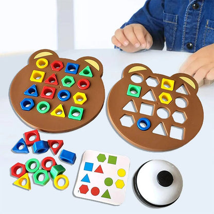 Familjefestspel - Spel för att matcha former