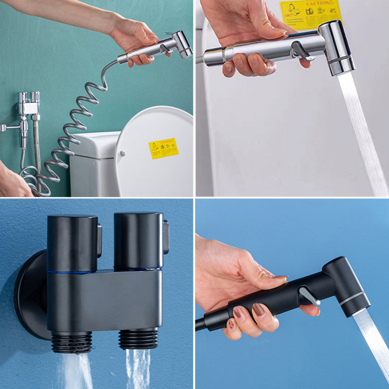 🔥50% rabatt🔥Mini-dusch med dubbelkontroll-Trevägs påfyllningsvinkelventilvägg