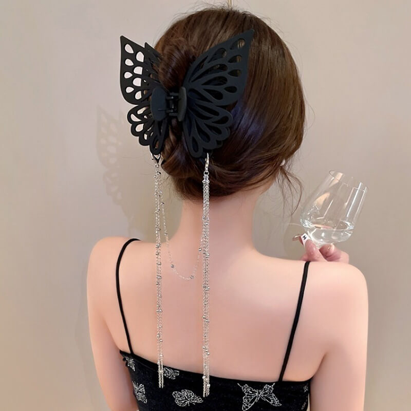 💖Butterfly Cutout tupsu iso hiusklipsi 💖
