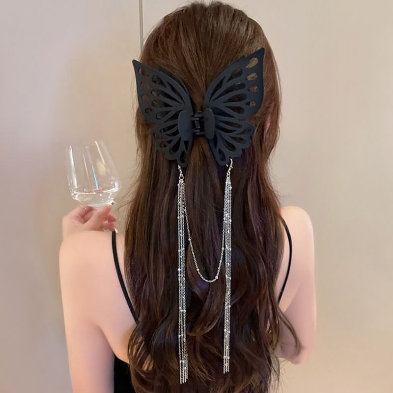 💖Butterfly Cutout tupsu iso hiusklipsi 💖