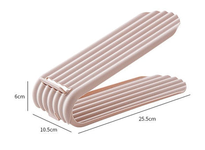 👞👡Förvaringshylla för skor Spara utrymme Justerbar höjd Hylla