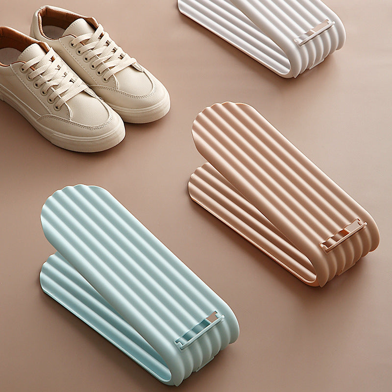 👞👡Förvaringshylla för skor Spara utrymme Justerbar höjd Hylla