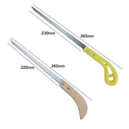 Portable hand saw for outdoor use