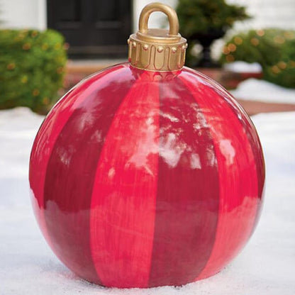 🎄Tidig julrea 49% RABATT-Utomhus jul PVC uppblåsbar dekorerad boll