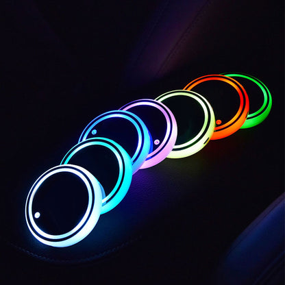 🔥40% RABATT🔥Bil färgglada Ambient Light Coaster