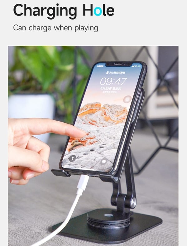 🔥Hot Selling | 48% OFF🔥Deluxe Foldable 360° Rotating Pad/Phone Holder