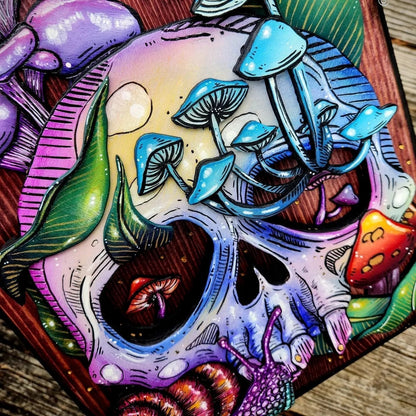 🔥Sista dagen 50 % RABATT🔥2023 Architecturm® Skull and Nature Hidden Key Box