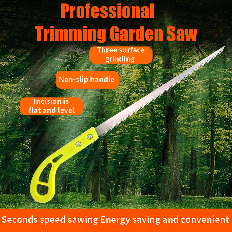 Portable hand saw for outdoor use